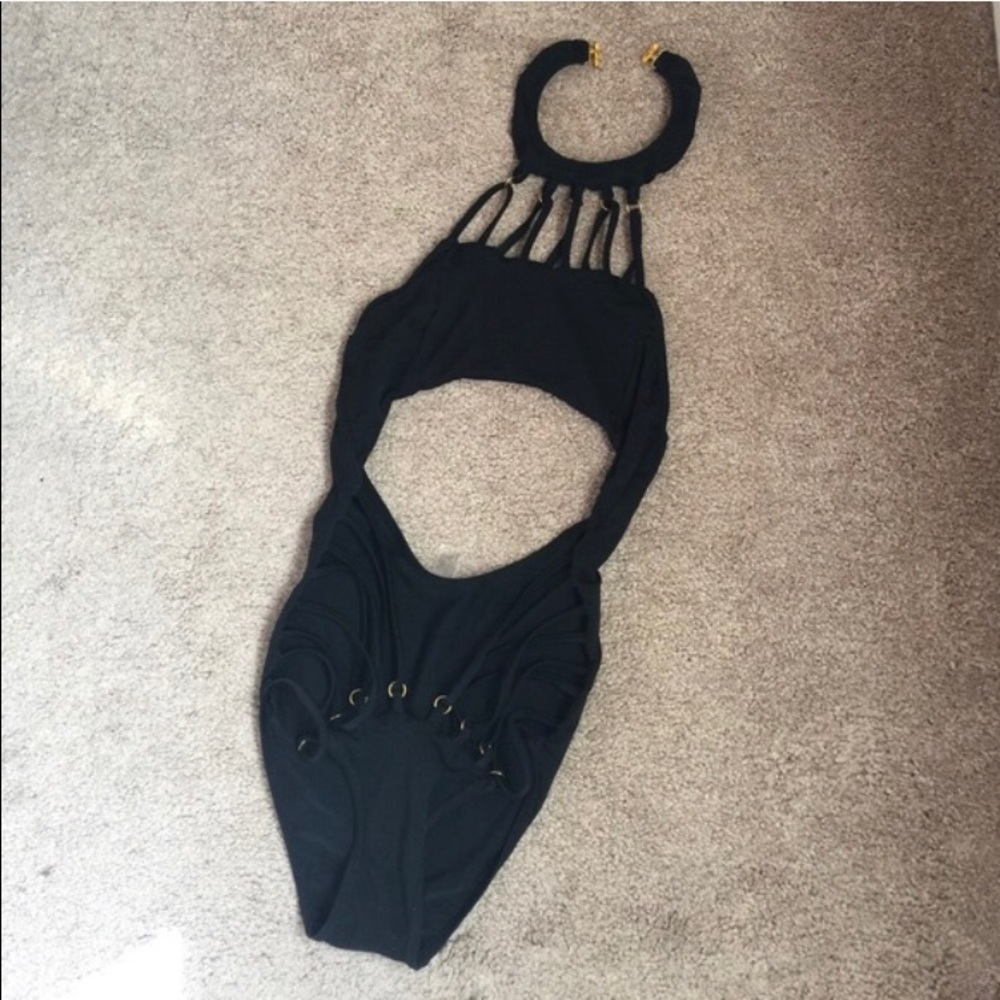 Black one piece